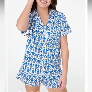 Roller Rabbit Monkey Polo Pajamas